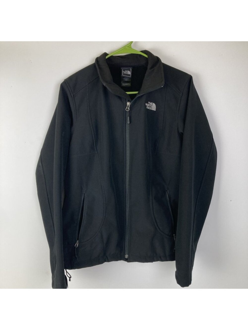 The North Face Black Jacket Women’s Size Medium Full Zip Polyester Pockets